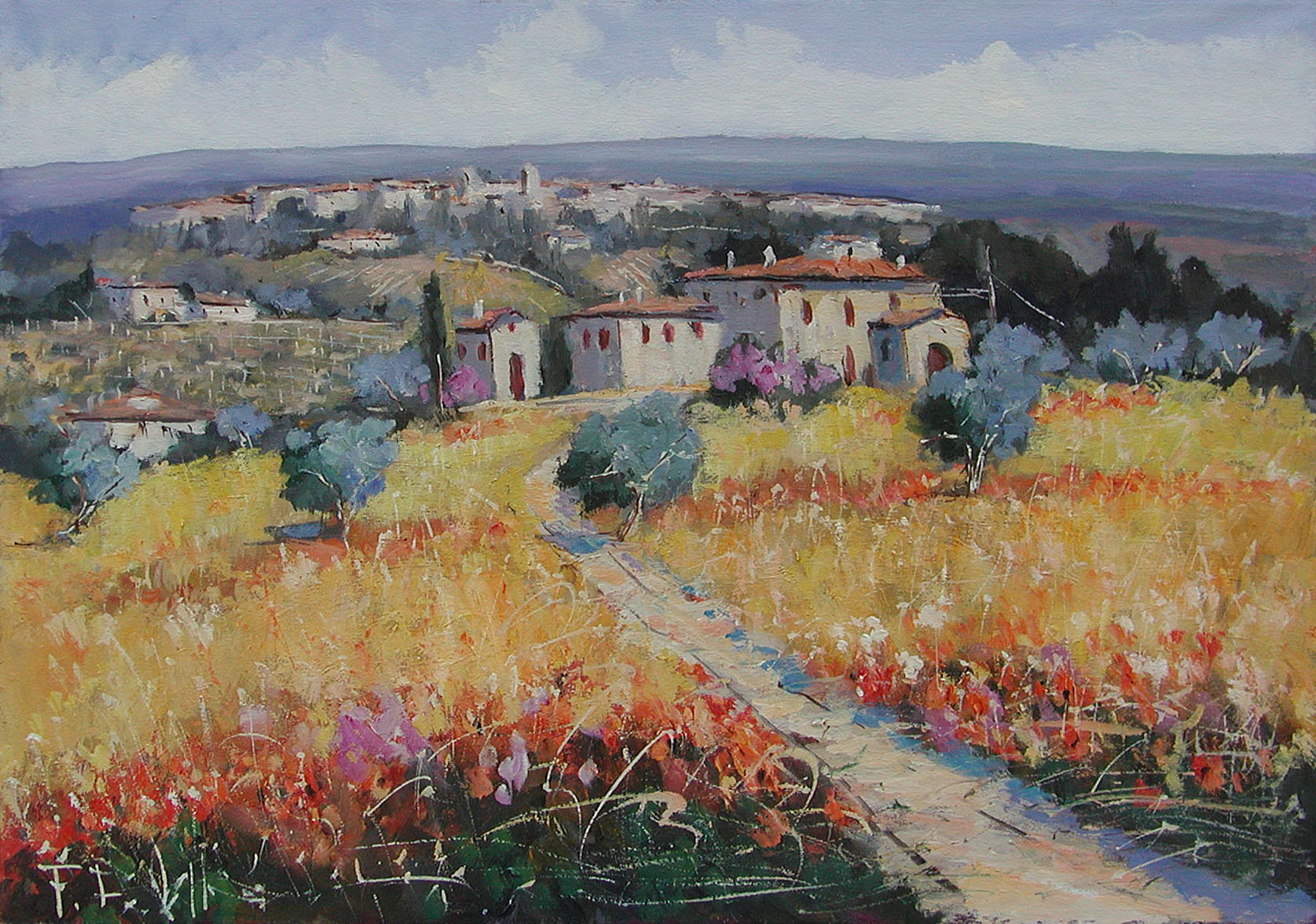 Fabrizio Filippi F1.2441 Campo di grano cm 50x70