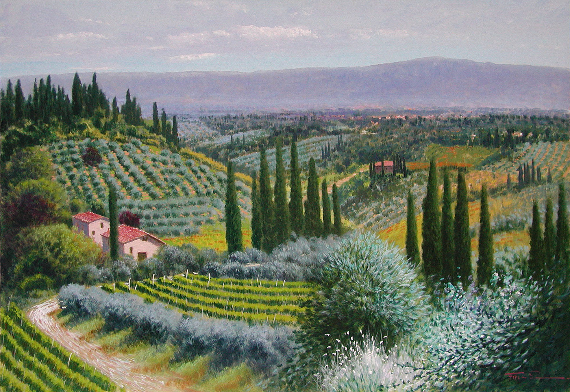 Raffaele Fiore F2.2441 Il Chianti cm 70x100