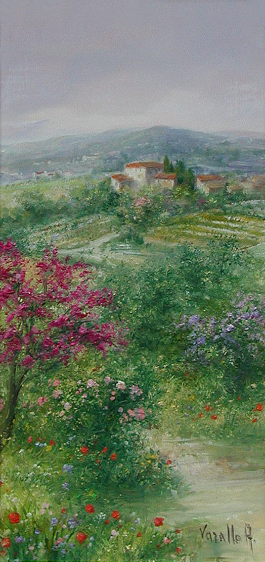 Antonietta Varallo V1.2437 Primavera toscana cm 40x20