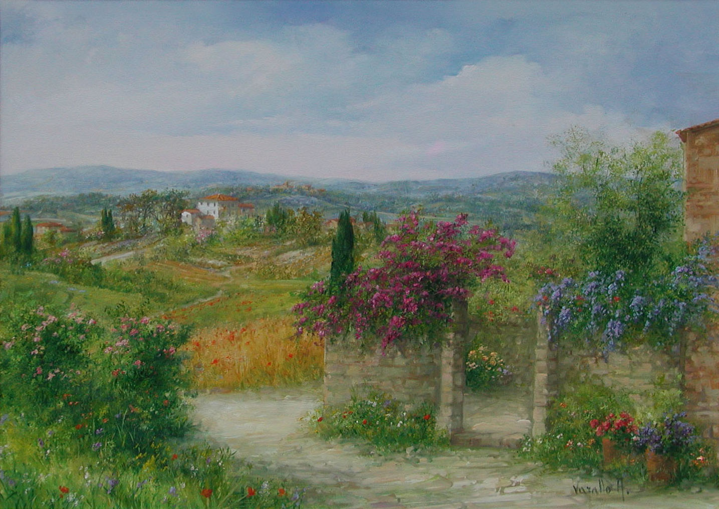 Antonietta Varallo V1.2439 Campagna toscana cm 50x70