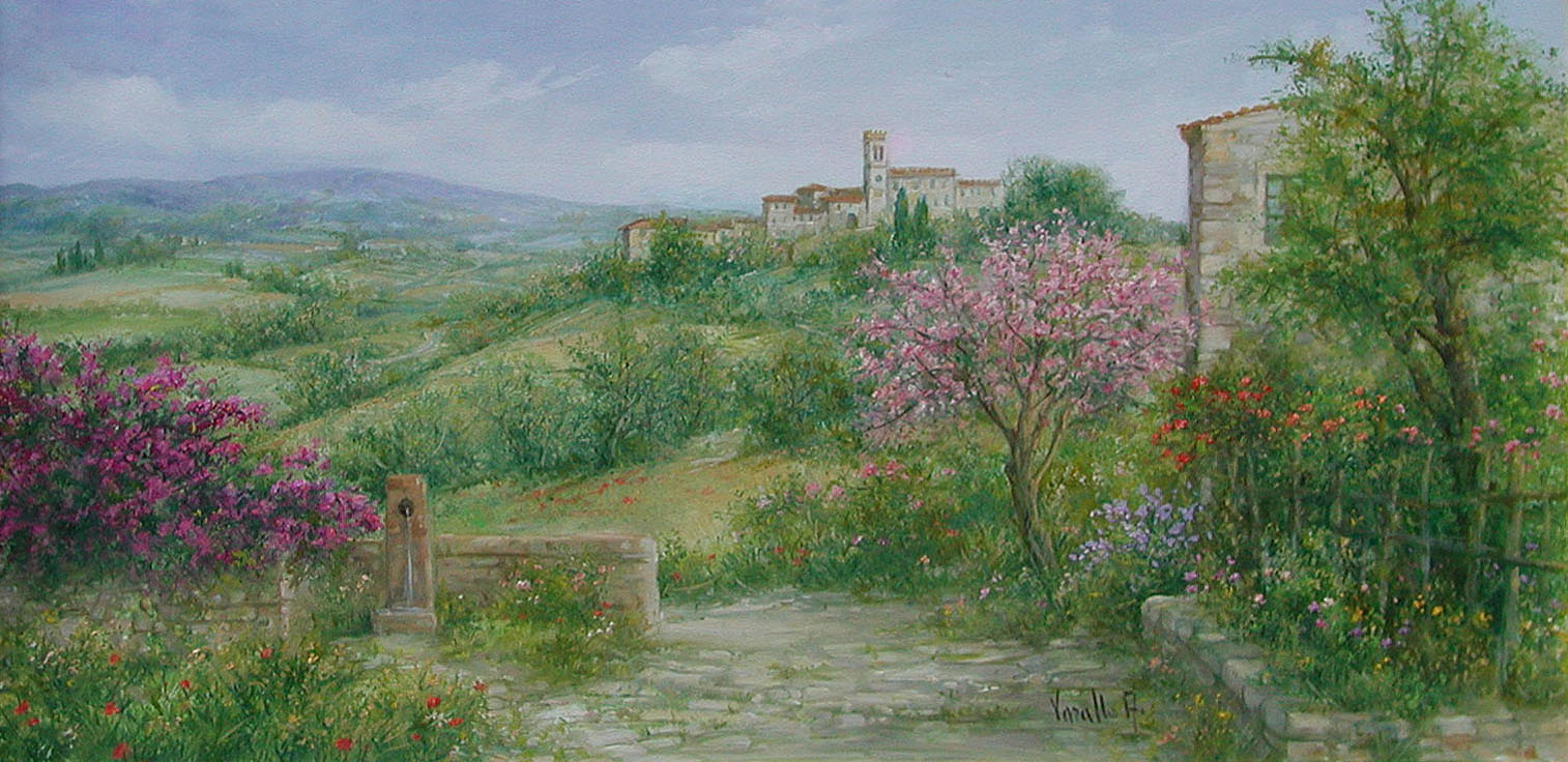 Antonietta Varallo V1.2446 Angolo di campagna cm 40x80